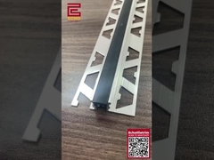 Alum Lantai Transisi Strip Beton Tile Expansion Joint Strip Untuk Lantai