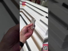 Fleksibel Skirting Board Profil Baseboard Molding Cover 4 Inch Untuk Dinding Interior