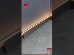 Smart LED Aluminium Baseboard Trim. Cahaya Tersembunyi & Seamless Edge. Peningkatan Rumah Modern!