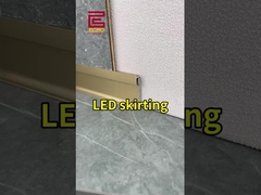 Smart LED Aluminium Skirting Board. Kontrol suara + tahan air.