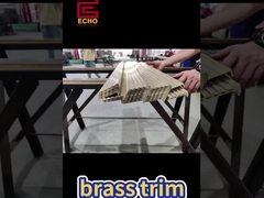 Besi padat menghiasi ujung tangga. Anti-gelincir & tugas berat. Upgrade mewah untuk kayu / jubin langkah!