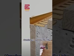 Eco-Bend Aluminium Trim. Instalasi Zero Waste + 100% Daur Ulang.