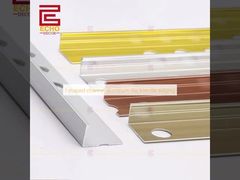 L berbentuk saluran aluminium tile trim tile edging