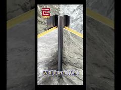 Vinyl Baseboard Dekoratif Moulding Shower Wall Panel Trim 10mm