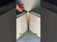 Lis Dinding Panel Aluminium | Penyelesaian Tepi Elegan untuk Interior Rumah Modern #aluminumtrim