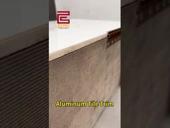 Aluminum Cherry-Blossom Corner Trim | Anti-Collision Wall Edge & Tile Corner Finish #aluminumtrim