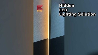 Profil Strip Lampu LED Aluminium | Trim Pencahayaan Linier untuk Desain Interior Modern #aluminumtrim