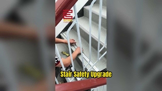 Nosing Tangga Aluminium Anti Slip | Trim Tepi Tangga untuk Ubin & Tangga#AluminiumStairTrim#StairNosing