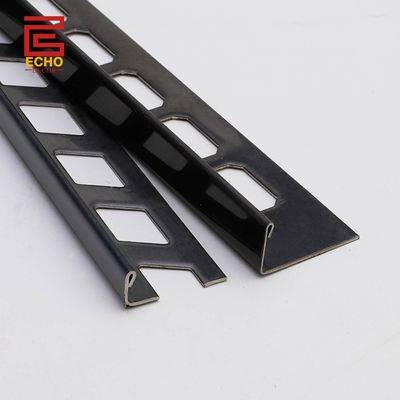 Elastik Stainless Steel Eksternal Corner Tile Edge Trim / Curved Tile Edge Trim