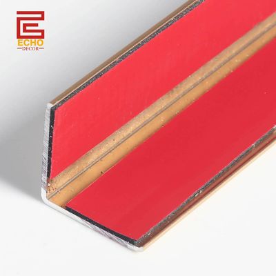 Eksternal Sudut Sudut Edge Tile Trim Metal Wall Self Adhesive Tile Edge Strip