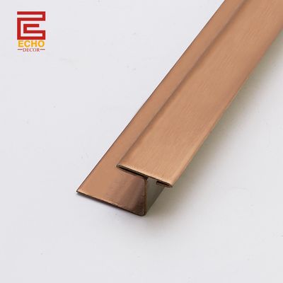 Metal Keramik Genteng Untuk Genteng Lantai Trim Rose Gold 3m Lantai Dan Dekorasi Genteng Edge Trim