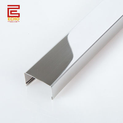 Modern Stainless Steel Tile Trim Metal Lancang Nikel Tile Trim