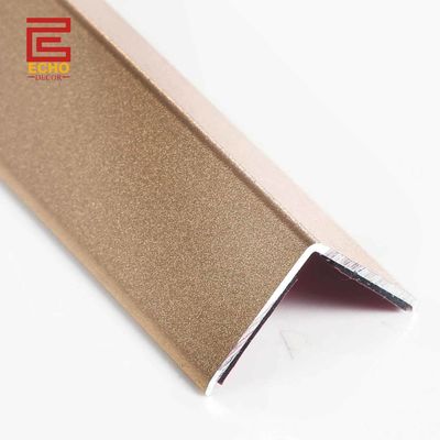 15mm Aluminium Tile Trim V Cap Self Adhesive Tile Edge Trim Finishing