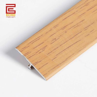 Logam Hardwood Untuk Tile Transisi Strip Room Divider Datar Vinyl Transisi Strip
