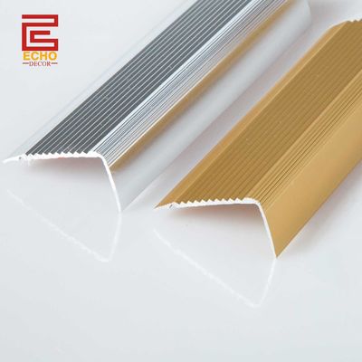 L berbentuk Metal Tile Stairs Edge Trim Step Edge Capping Striping Profil