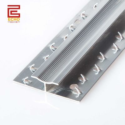 Aluminium Karpet Trim Metal Doorway Perak Karpet Untuk Karpet Transisi Strip