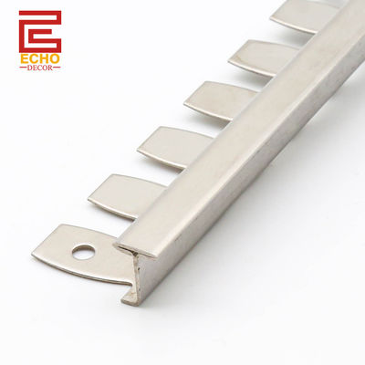 12mm Black Metal Bendable Tile Trim Edging Brushed SS Tile Trim