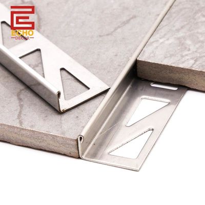 Metal Dekoratif Eksterior Corner Trim Edge Tile Trim Untuk Siding