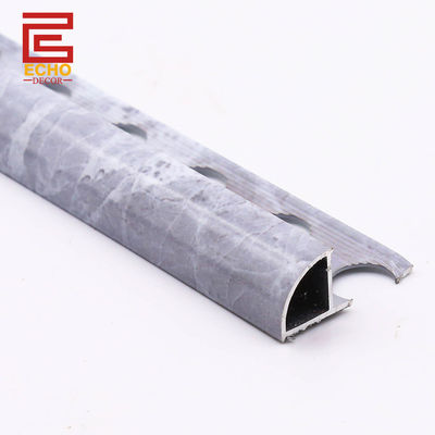 Morden Grey Stone Round Aluminium Tile Trim Wall Tile Molding