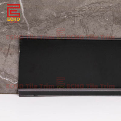 Morden Skirting Board Profil Hitam Interior Baseboard Trim Flat