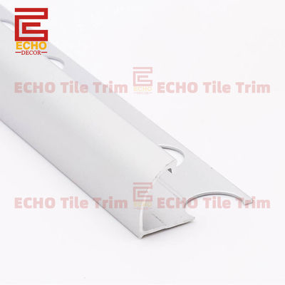 11mm Bullnose Edge Aluminium Tile Trim Wall Tile Profil Sudut