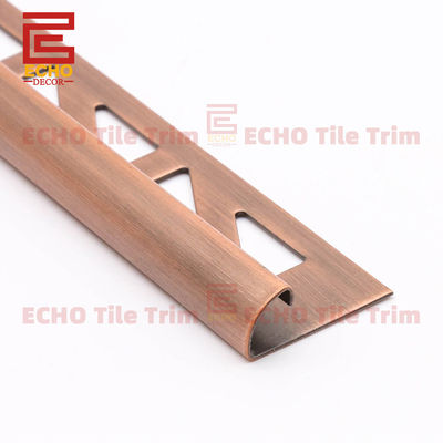 Vintage 1 4 Bantal Ronde Edge Trim Wall Tile Corner Bead Bronze