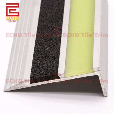 Tangga aluminium fleksibel Nosing trim trim step hidung menggerakkan cetakan sudut