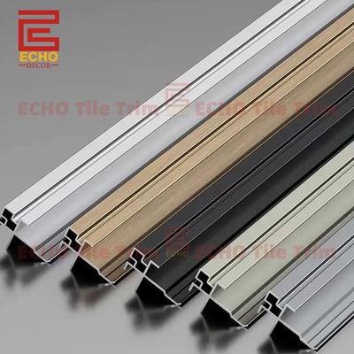 Panel dinding trim interior Kayu dinding penutup tepi cetakan 5mm