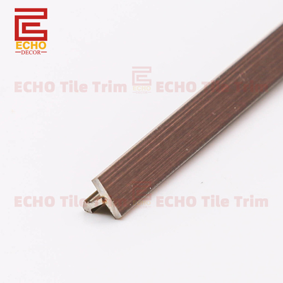 20mm Solid Flooring T Molding Transition Stainless Steel Tile Trim