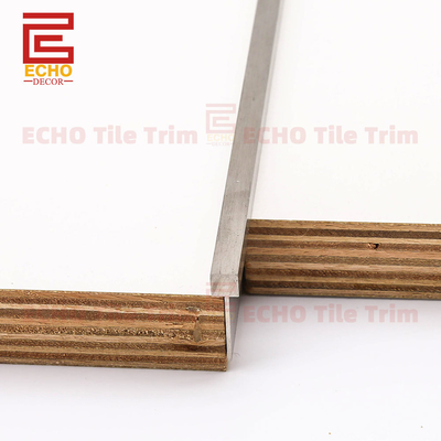304 Stainless Steel Brushed Tile Trim Solid T Bar Tile Separator Strip