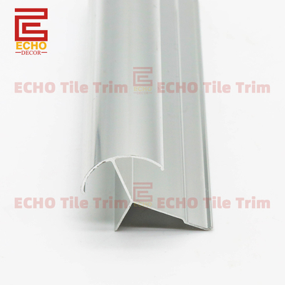 Trim ubin aluminium 10mm strip transisi ubin sudut setengah bundar