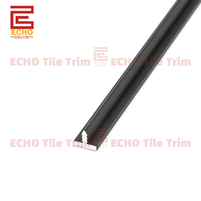 Aluminium hitam aluminium trim aluminium T berbentuk ubin ubin profil trim