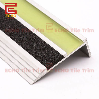 Luminescence L Berbentuk Tangga Aluminium Tepi Tangga Hidung Trim