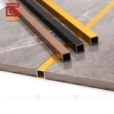 U Channel Aluminium Tile Trim Black Tile Edging Trim Untuk Ubin